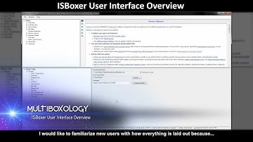 ISBoxer User Interface Overview