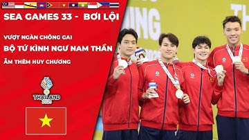 SEA Games 33 | Các Anh trai đạp gió rẽ sóng về đích với 4 chiếc huy chương trong tay
