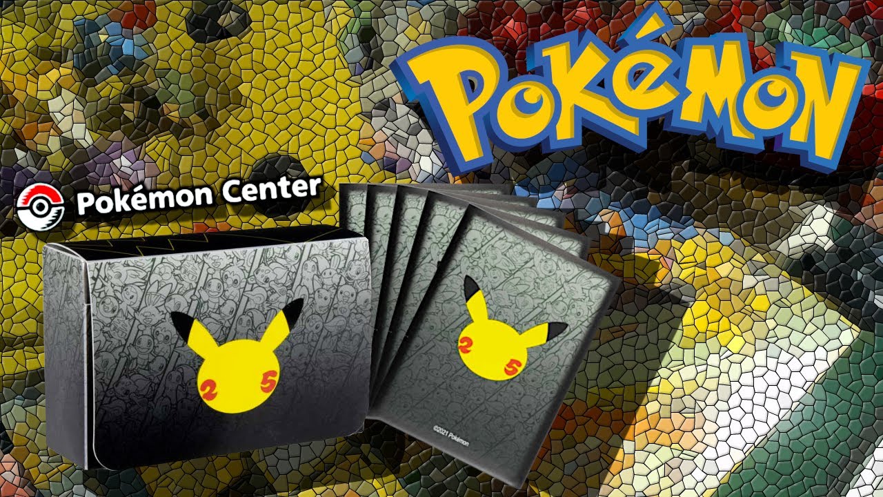 Checking out the Pokemon Celebration Double Deck Box and Sleeves YouTube
