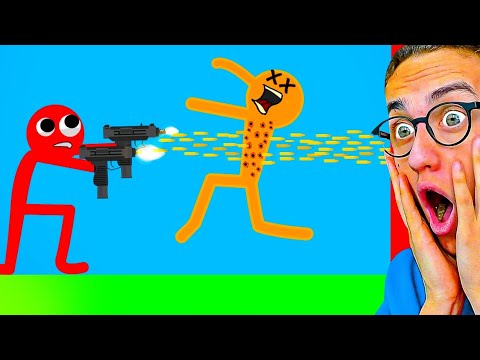 reacting-to-crazy-stick-fight-animations!