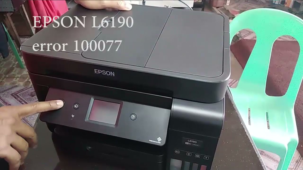 fix EPSON L6190 An error occurred 