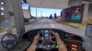 Bus Simulator Ultimate | Scania Drive✨🍹🤩 Zuuks | Mobile Gameplay | Heavy DriveR