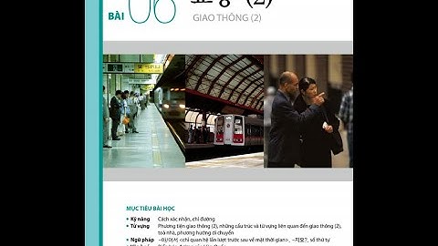 Ngữ Pháp Bài 6 교통 - Giao Thông - Tiếng Hàn Tổng Hợp Sơ Cấp 2