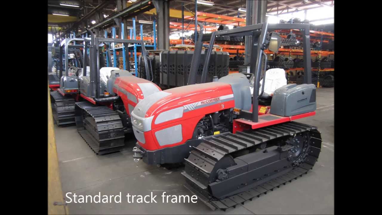 McCormick T90 tracked tractor conversion VTS Track Solutions YouTube