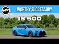 Driving a lexus is 500 fsport peformancebetter than the isf