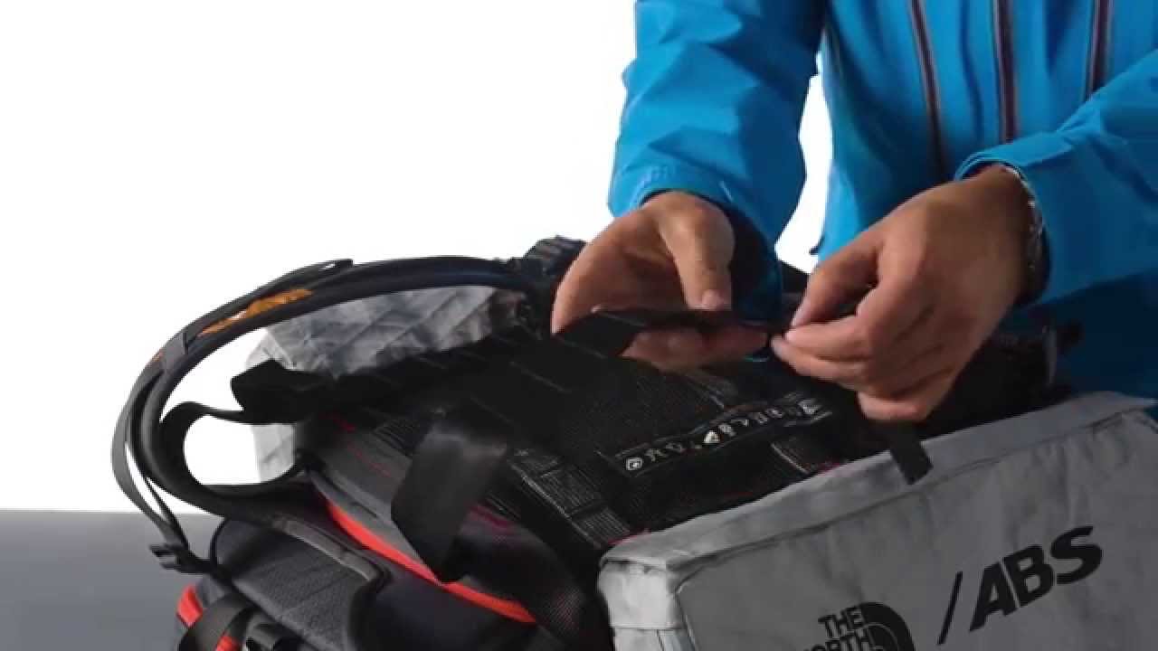 north face abs backpack