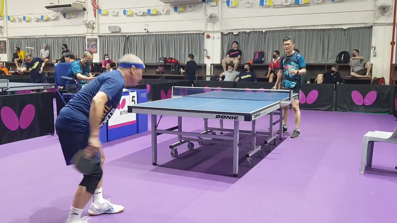 Penang ping pong invitation Championship梹城宿將賽。 YouTube