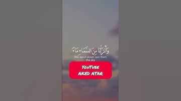 سورة لقمان الاية 10 بصوت اسلام صبحي 💟😻
