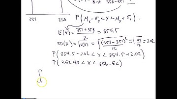 Calculating Values for a RV with a Uniform Distribution by Hand - Random Number Generator