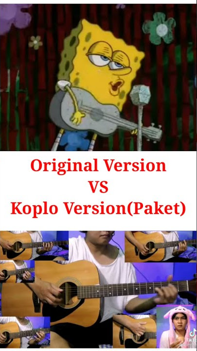 Spongebob Ripped Pants Original VS Koplo Version (Punten Paket) #tiktok #tiktokviral
