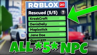Details How To RESCUE ALL 5 CHARACTERS LOCATIONS In Jailbreak! Roblox The Hunt 20 Event Guide Guide