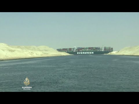 Video: Koji se brod zaglavio u Sueckom kanalu?