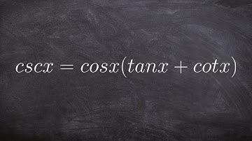 Learn how to verify an identify by distributive property