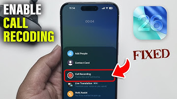 iOS 26: How to on call recording in iPhone | Fix Not Showing
