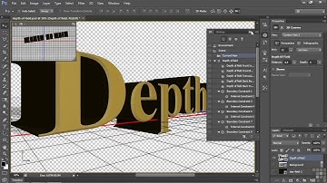 3D Modeling with Adobe Photoshop Tutorial | Examining 3D Depth Of Field And Field Of View