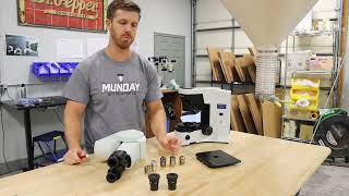 Olympus BX45 Microscope Disassembly and Assembly with Munday Microscope Company