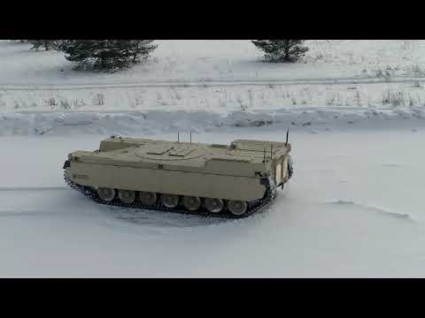 Видео: Роботизираната платформа Milrem Type-X влезе в изпитания