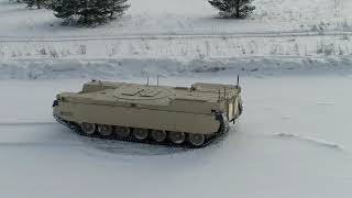 Milrem Robotics’ Type-X Robotic Combat Vehicle by Milrem Robotics 21,461 views 3 years ago 1 minute, 17 seconds