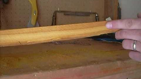 Osage Bow From Scratch Part 7, Further Limb Reduction