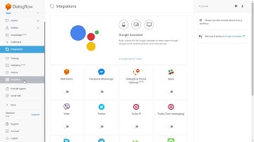 Dialogflow Web App Walktrough - Cyborg Tutorials