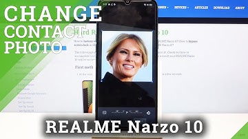REALME Narzo 10 – Add Picture to Contact & Personalize Contacts List