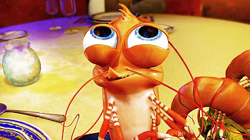 SHARK TALE Clip - "Squeaky Shrimp" (2004)