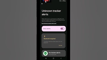 How to Enable Unknown Tracker Alerts on  Android 😱 #youtubeshorts #trending #shorts