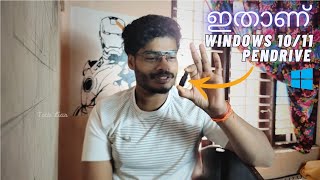 Windows 10/11 Bootable Pendrive (Malayalam) | Step by Step Guide | 2025 New Method ✨