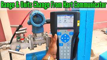 Range & Units Change From Hart Communicator | Loop Test From Hart Communicator.
