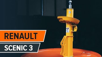 How to change front shock absorbers with boots on RENAULT SCENIC 3 TUTORIAL | AUTODOC