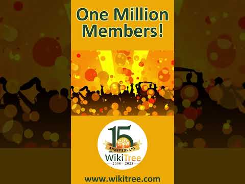 #WikiTree Reaches One Million Members! (corrected) #Genealogy