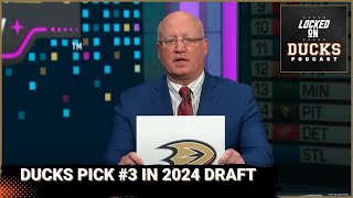 NHL Draft Lottery Reaction | Anaheim Ducks to pick 3rd in 2024 NHL Draft