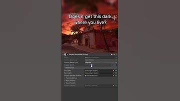 Nightfalls in my horror game #devlog #indiedev #horrorgame #gamedev