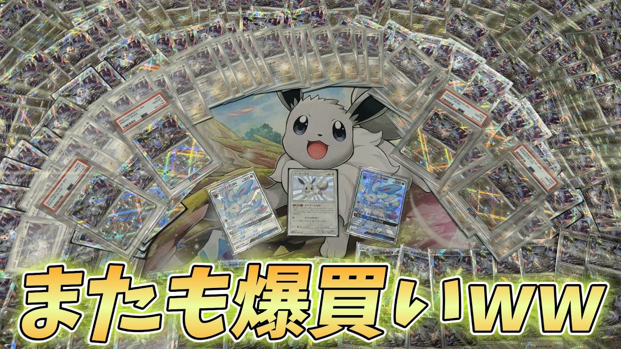 高騰】「かがやくイーブイ」買い続けたらまた相場変わりましたww