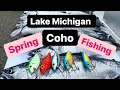 Lake michigan coho fishing spring 2022