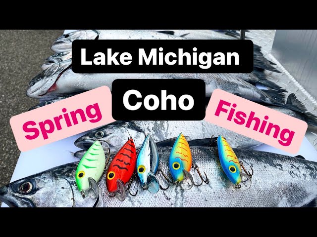 Lake Michigan Coho fishing! Spring 2022 