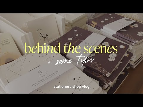 preparing inventory + some tips | stationery shop behind the scenes | journeys cebu vlog