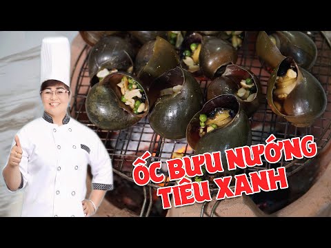 Cách Làm Ốc Bươu Nướng Tiêu Xanh Cực Ngon, Đơn Giản | Nấu Ăn Ngon