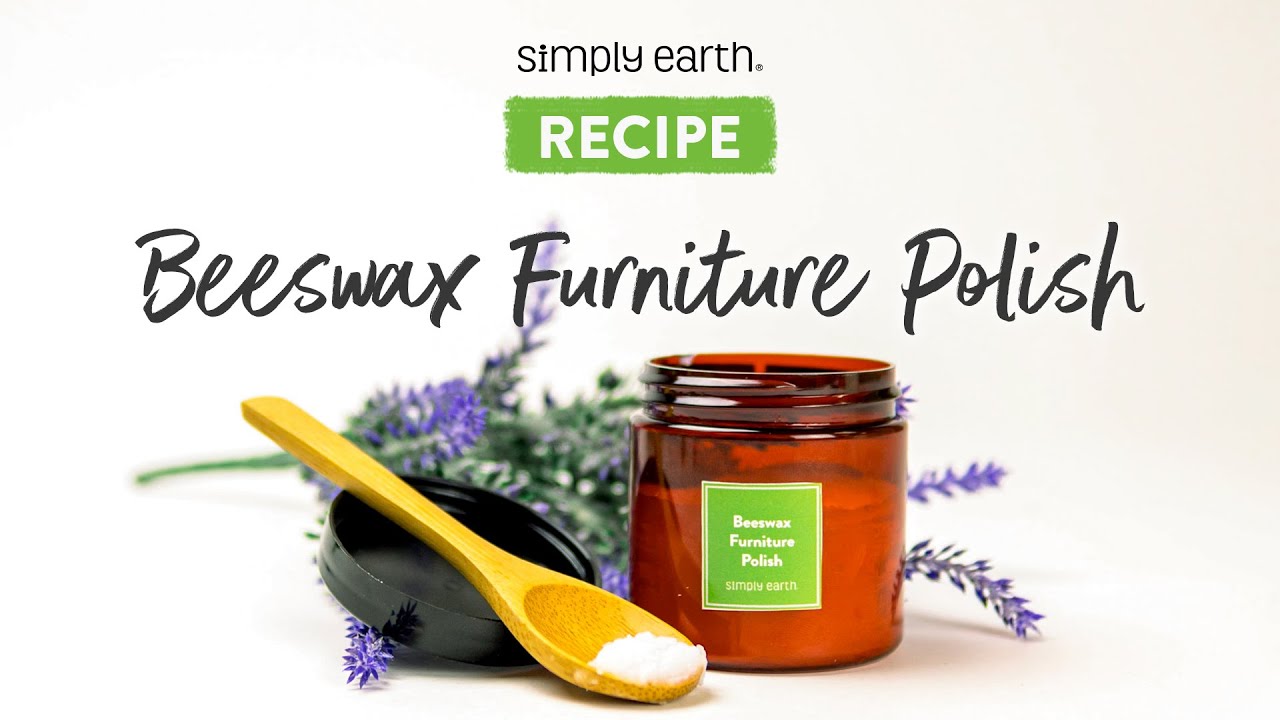 DIY Beeswax Furniture Polish Recipe (2 Ingredients!)