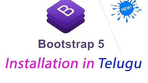 Bootstrap 5 Telugu Tutorial: How to Install and Get Started | @chethutelugutech