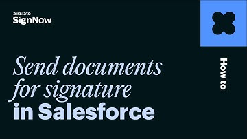 airSlate SignNow for Salesforce