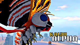 HEISEI MOTHRA ANIMATIONS!! (IN-GAME!!) | Kaiju Alpha