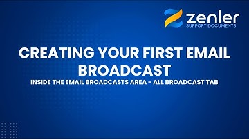 👉 Email Broadcast - Creating Your First Email Broadcast