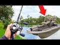 Catching GIANT Bass in a TOURNAMENT! (Jon Boat Fishing)