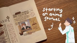 starting an anime journal ° lowkey an asmr