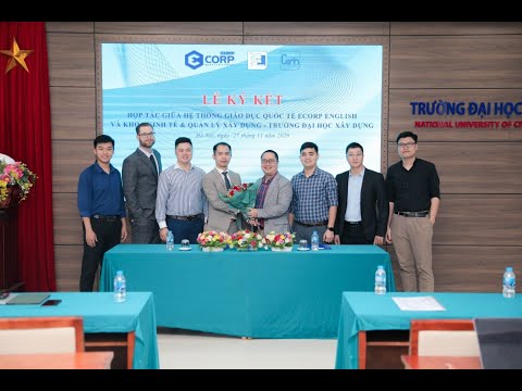Video Lễ ký kết thỏa thuận hợp tác giữa ECORP với Đại học... - youtube