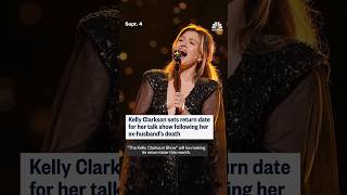 Kelly Clarkson sets return date for her talk show following her ex-husband's death