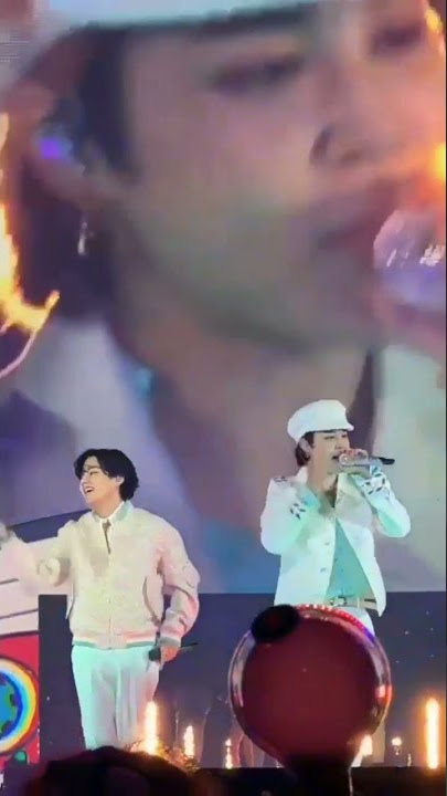 BTS performing Dynamite in LA onstage concert #bts #shorts #ptd #dynamite #fakelove #butter
