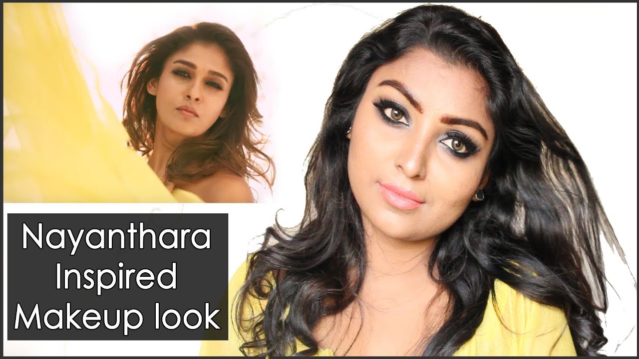 Nayanthara Inspired Makeup Hairstyle LookIraiva Songin Tamil