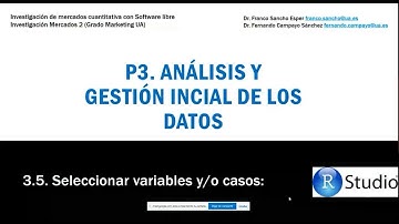 3 5 Seleccionar variables y o casos Rstudio